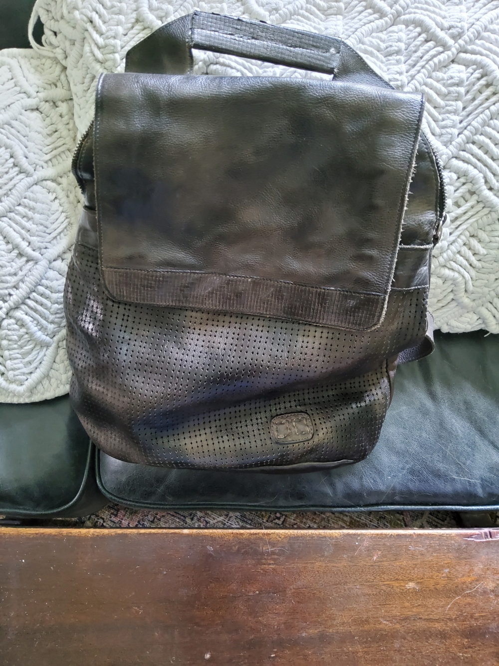 Bed Stu Pastsy Black Leather Backpack - Nwt
